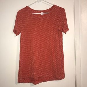 old navy luxe tee size xs